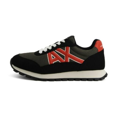 Armani Exchange Trainers - black olive night pu
