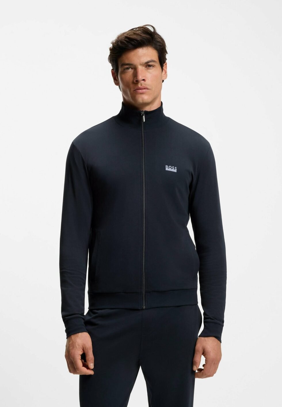 BOSS LONG SET - Pyjama set - dark blue three