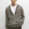 Massimo Dutti Cardigan - mottled grey