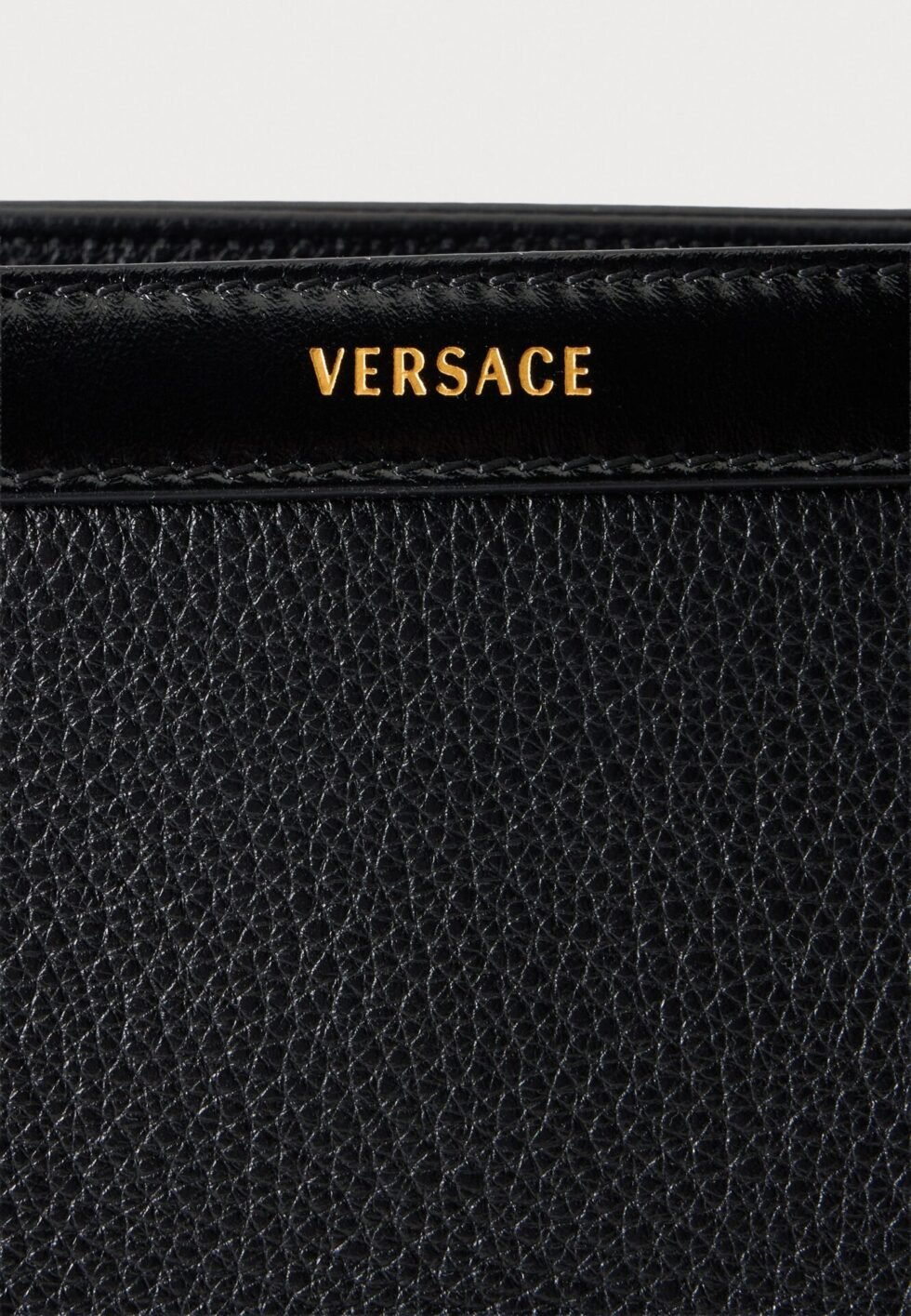 Versace LARGE TOTE  - Tote bag - black/gold-coloured