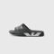 EA7 Emporio Armani CRUSHER DISTANCE - Slippers - black/silver-coloured