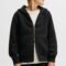 Jack & Jones Kids HOODIE PLAIN HOODIE JUNIOR - Zip-up sweatshirt - black