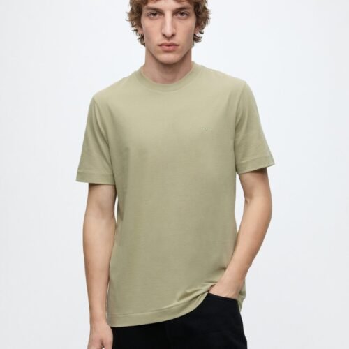 BOSS THOMPSON  - Basic T-shirt - dark beige
