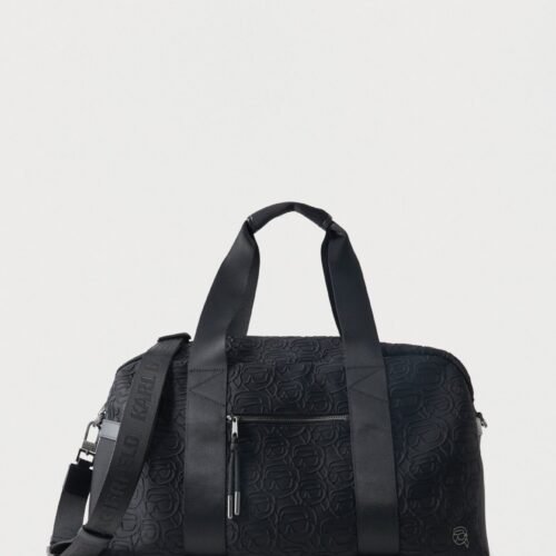 KARL LAGERFELD IKON GRAPHIC WEEKENDER - Weekend bag - black