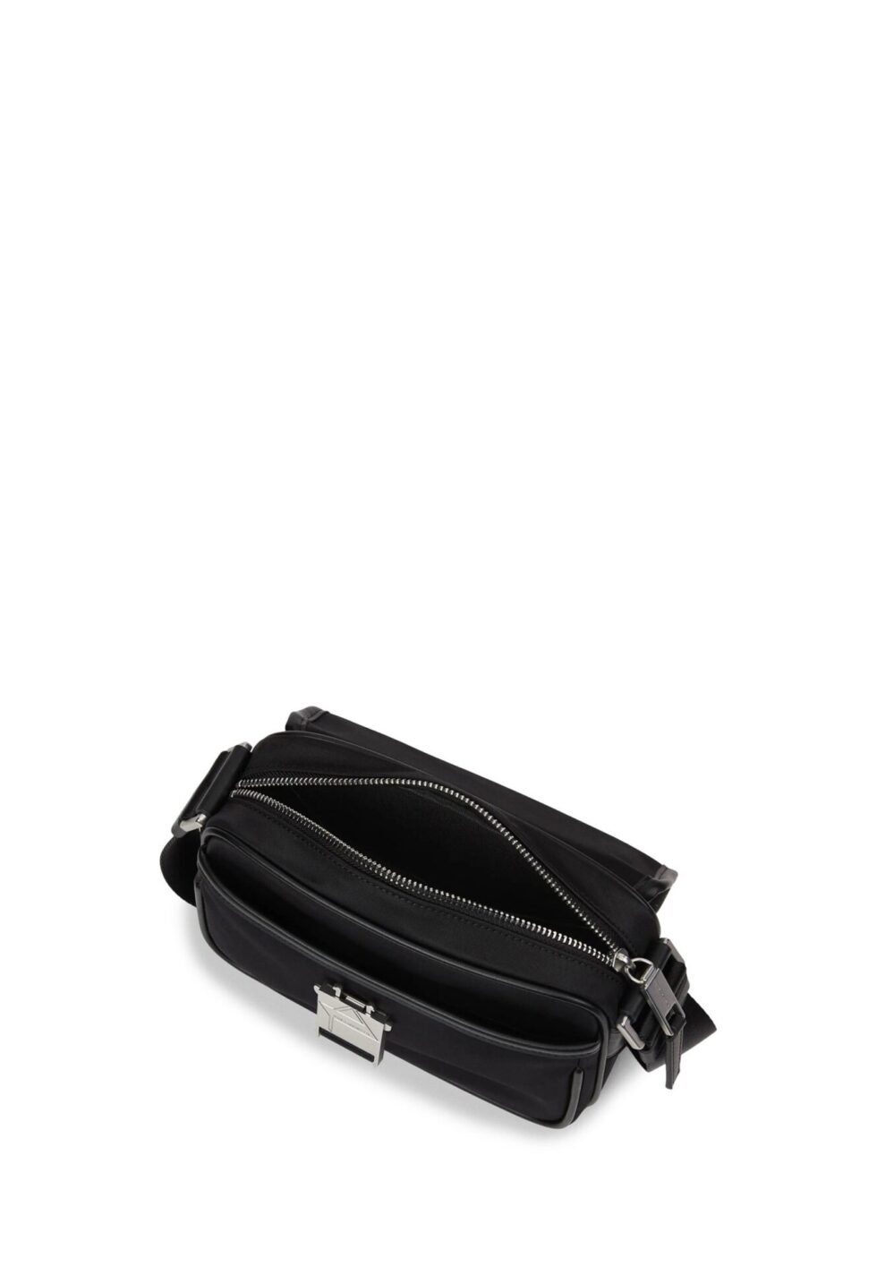 KARL LAGERFELD K BUCKLE MESSENGER - Cross body bag - black