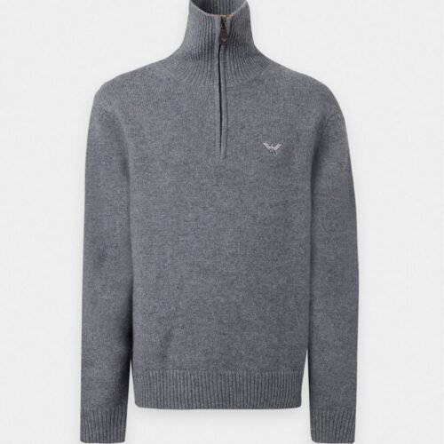 EMPORIO ARMANI Jumper - medium grey melange