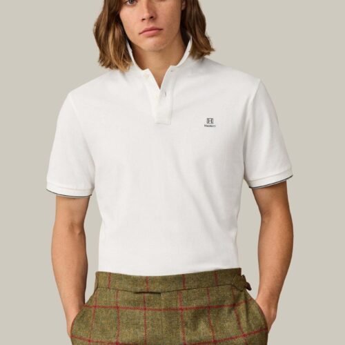 HACKETT LONDON POLO SHIRT HERITAGE H TIPPED POLO - Polo shirt - off white