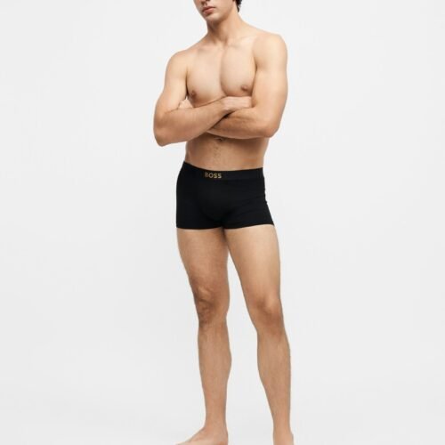 BOSS TRUNK LOGO 3 PACK - Trunks - black