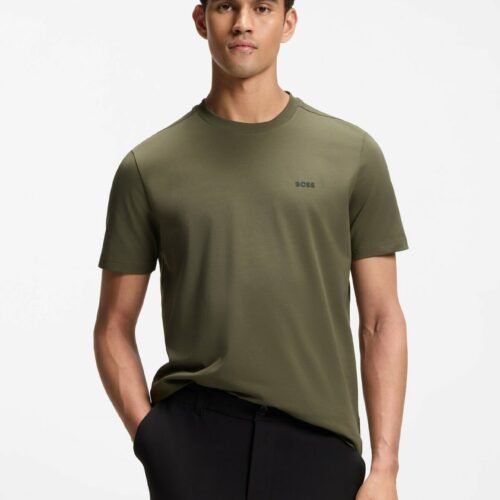 BOSS TEE - Basic T-shirt - open green fiftyeight