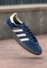 adidas Originals HANDBALL SPEZIAL UNISEX - Trainers - night indigo/cream white/footwear white