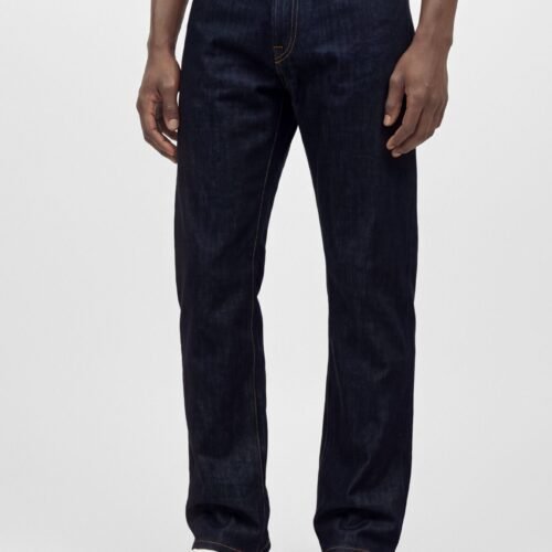 PS Paul Smith RELAXED TAPER FIT JEAN - Tapered fit jeans - dark blue denim