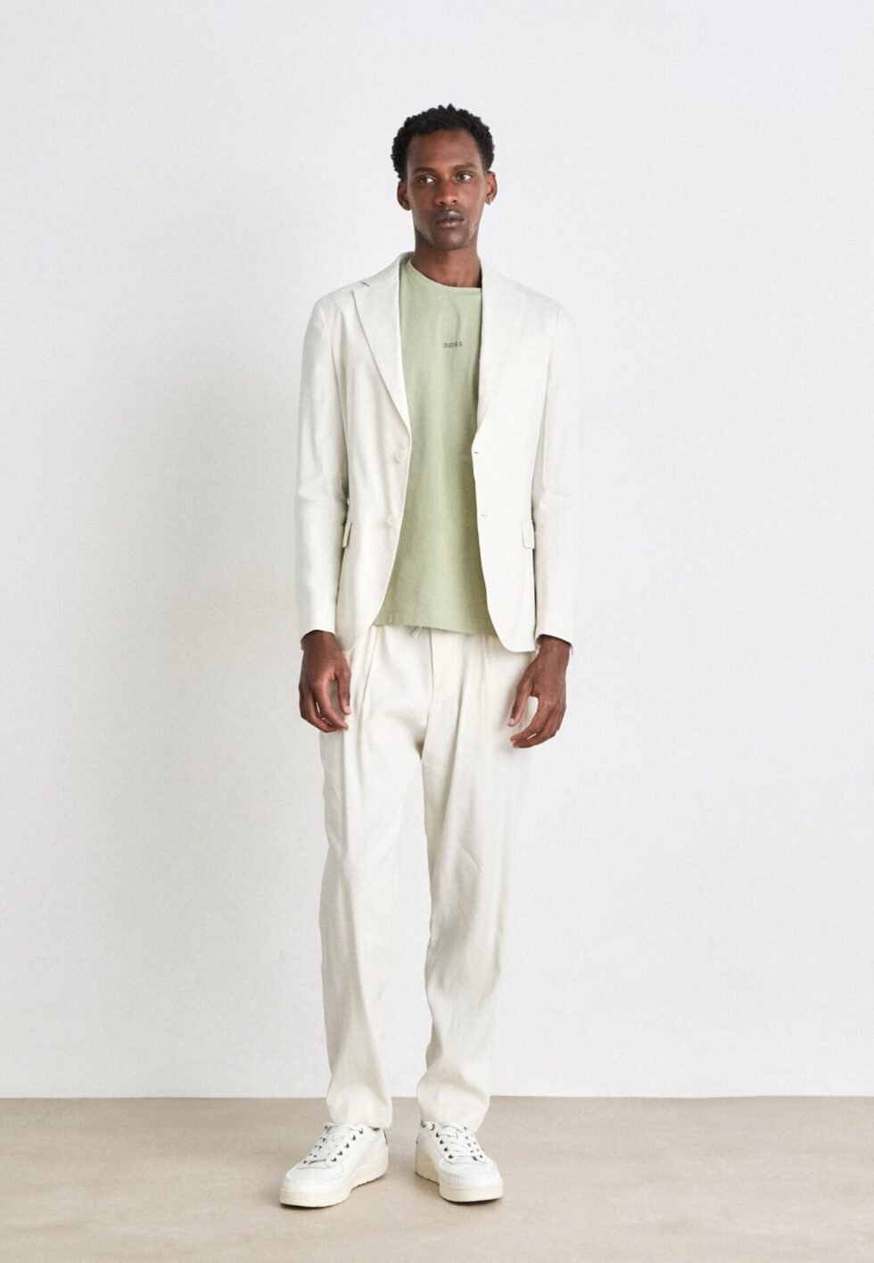BOSS Basic T-shirt - open green
