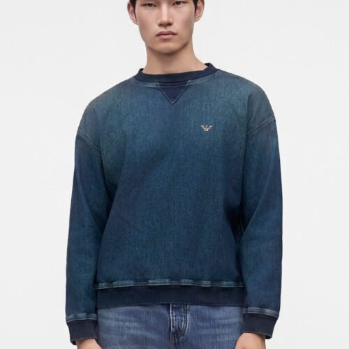 Emporio Armani Sweatshirt - blue denim