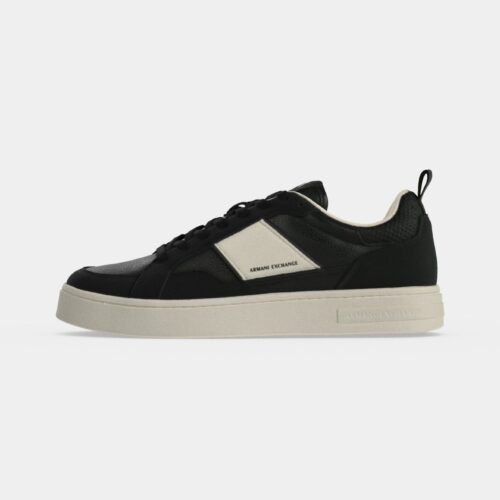 Armani Exchange LONDON - Trainers - black/vintage off white