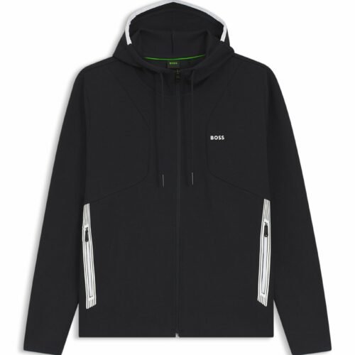 BOSS SAGGY 1_IN - Zip-up sweatshirt - dark blue two