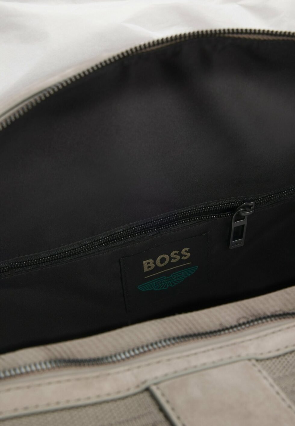 BOSS Weekend bag - open grey seventeen