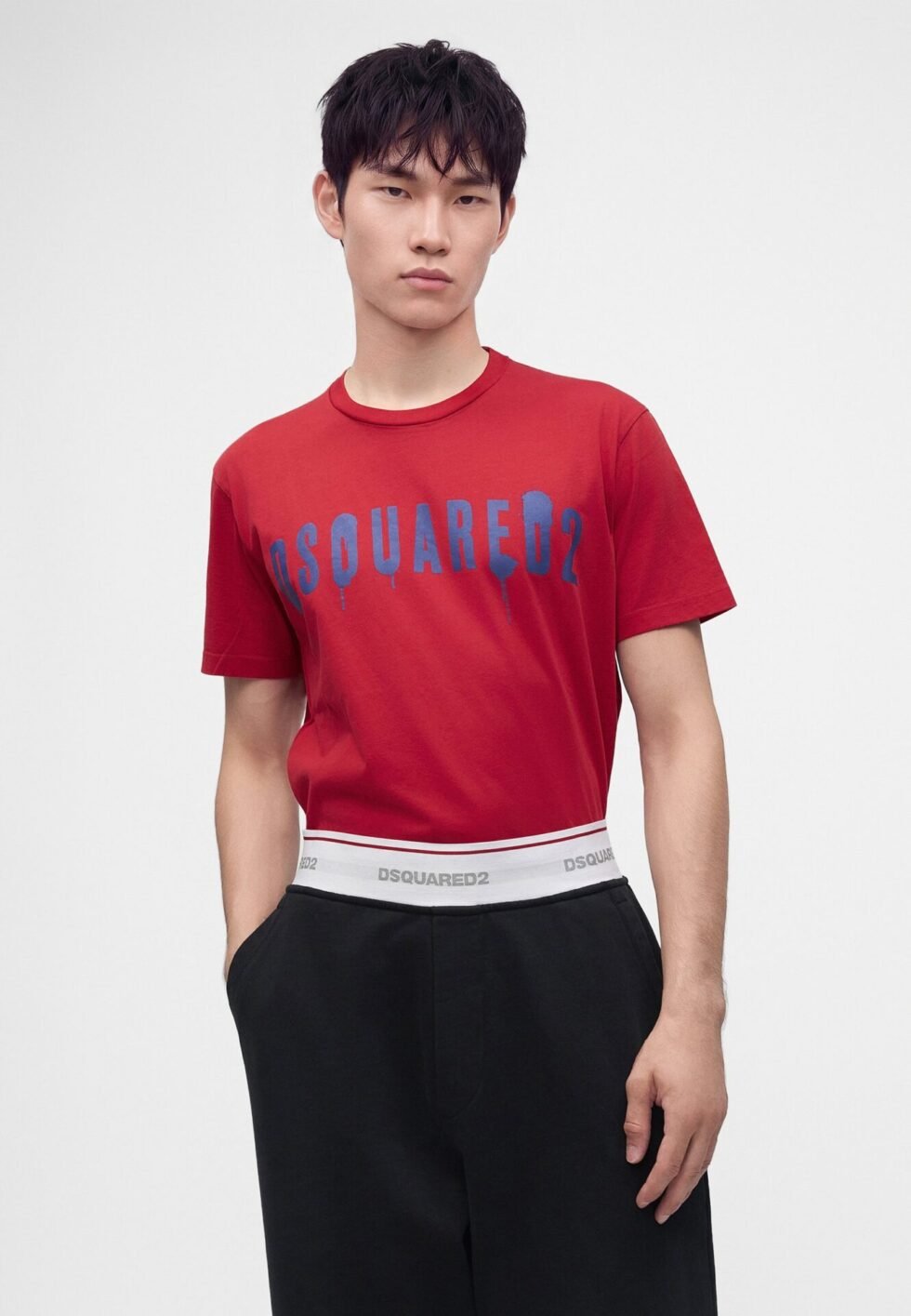 Dsquared2 ELASTIC  PANTS - Tracksuit bottoms - black