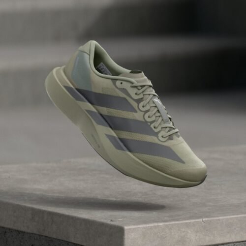 adidas Performance ADIZERO EVO SL M - Trainers - silver-coloured pebble/carbon/iron metallic