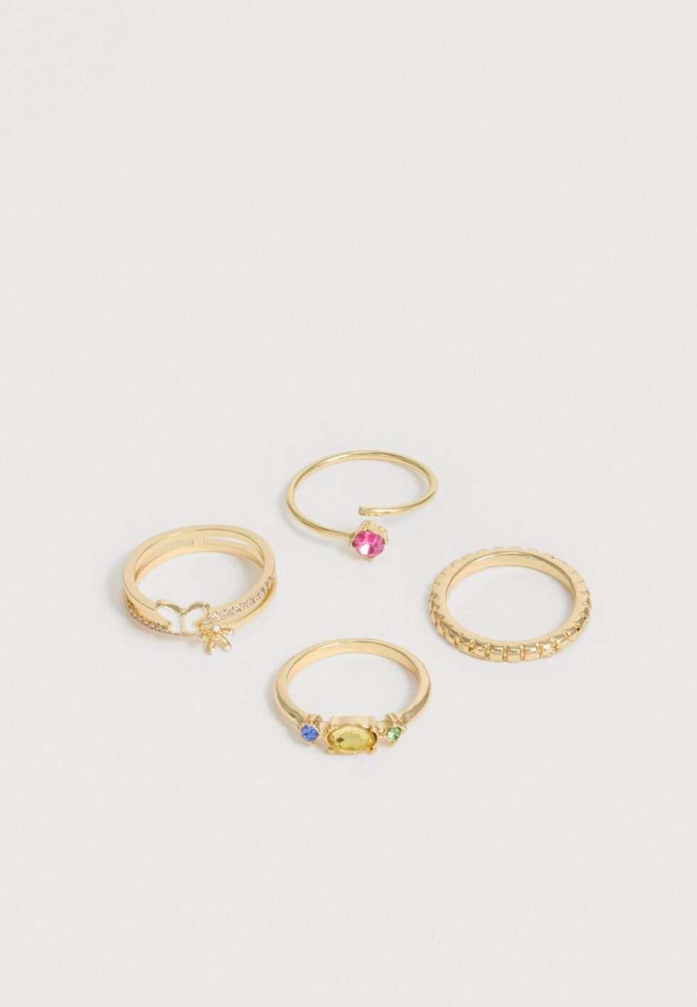 Anna Field by Zalando 4 PACK - Ring - gold-coloured