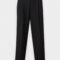 BOSS PAT PLEATED TROUSERS - Trousers - black