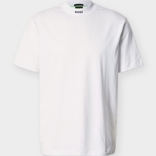 BOSS TEE COLLAR - Basic T-shirt - white