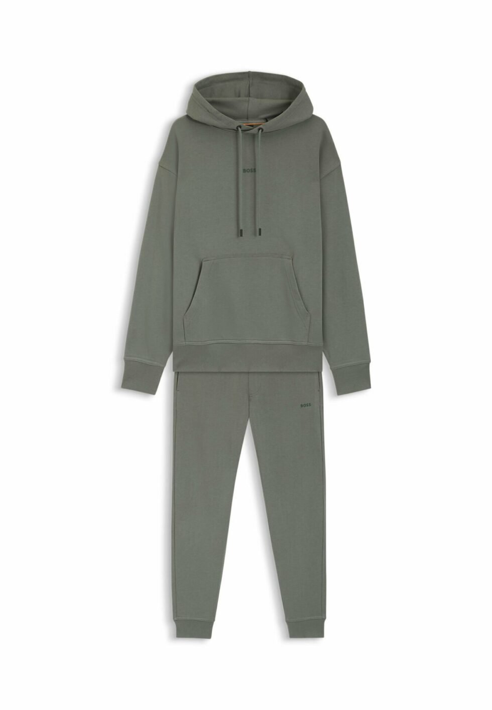 BOSS WESMALLHOOD SET - Tracksuit - open grey sixteen