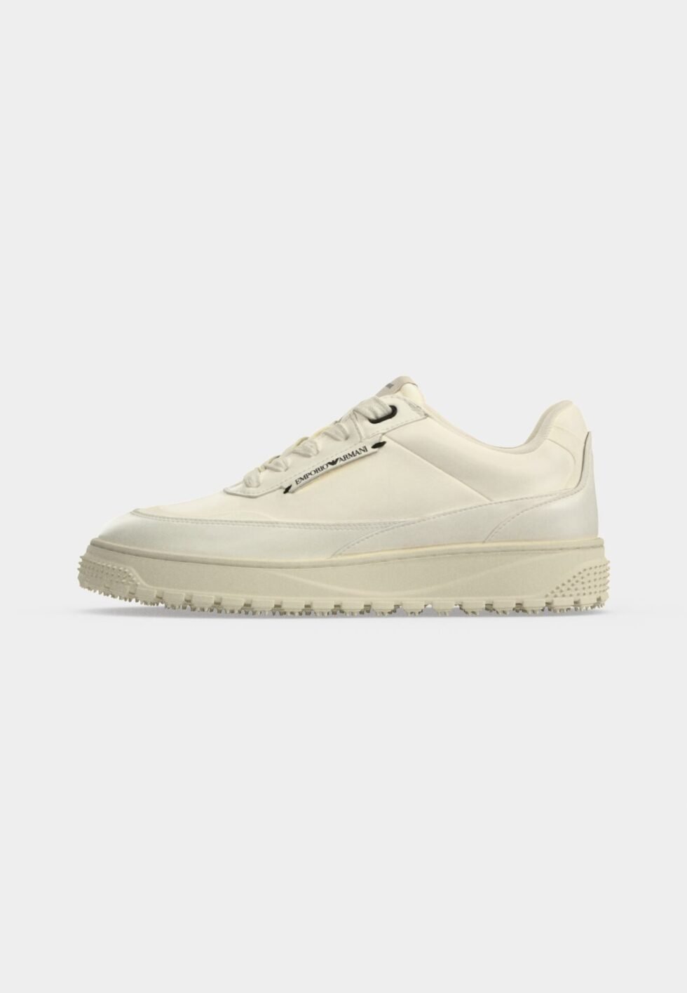 Emporio Armani SNEAKER NETTIS MFA - Trainers - off white