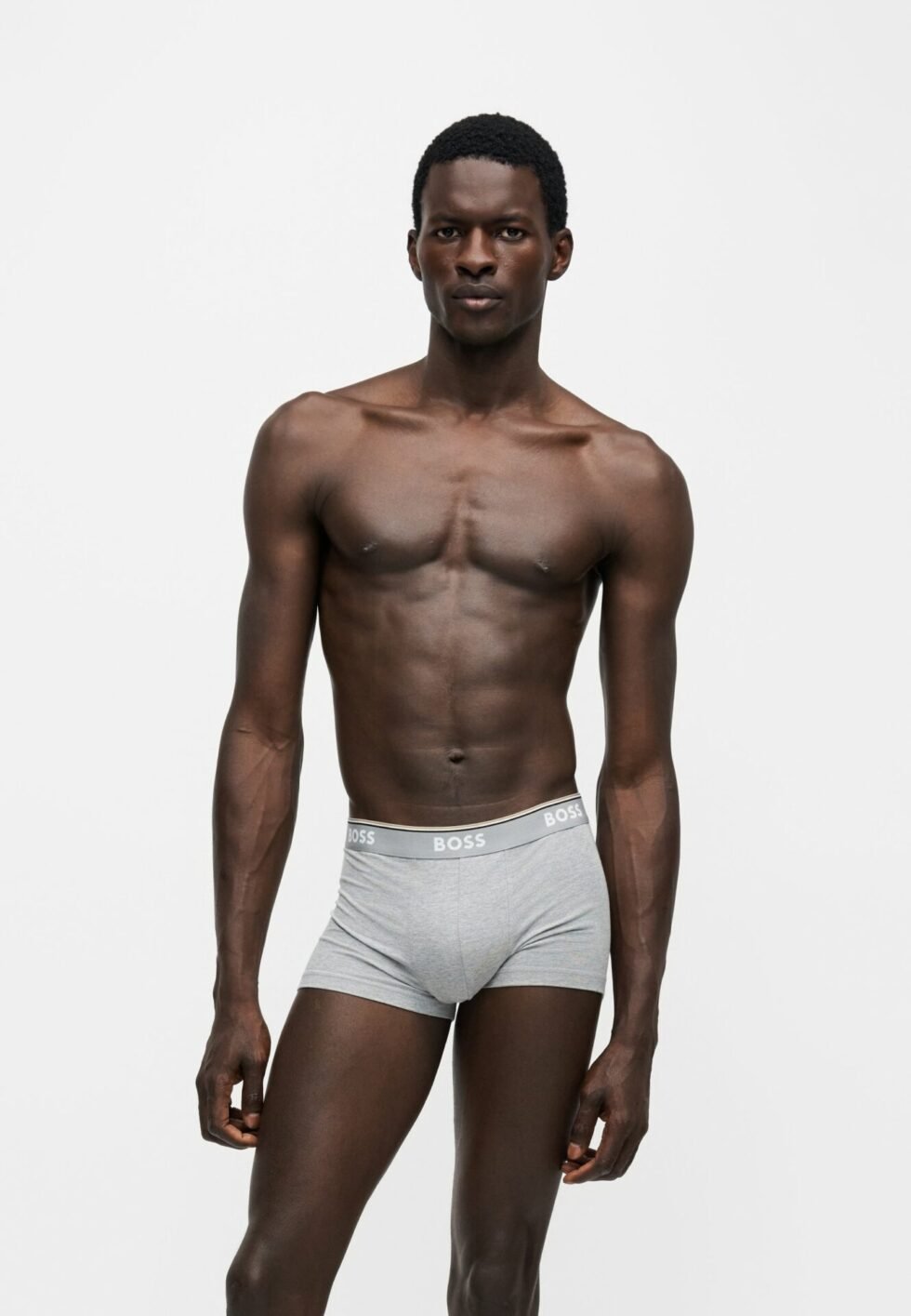 BOSS POWER 3 PACK - Trunks - open grey