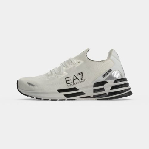 EA7 EMPORIO ARMANI CRUSHER DISTANCE 2.0 SNEAKER UNISEX - Trainers - white/black