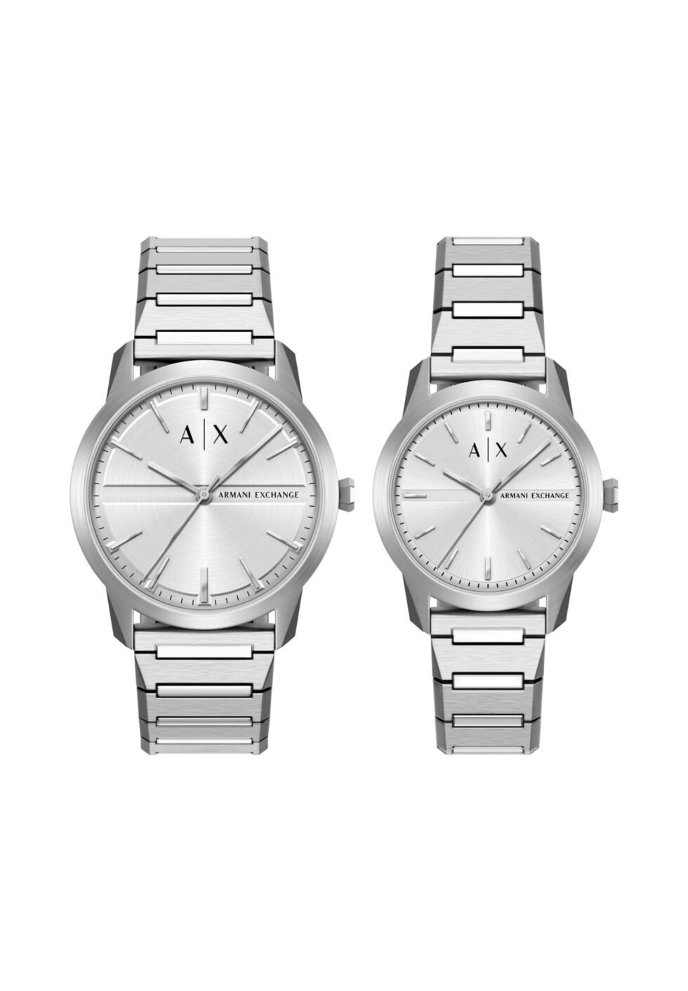 ARMANI EXCHANGE MEN TRADITIONAL WATCHES PACK 2 - Watch - silver-coloured