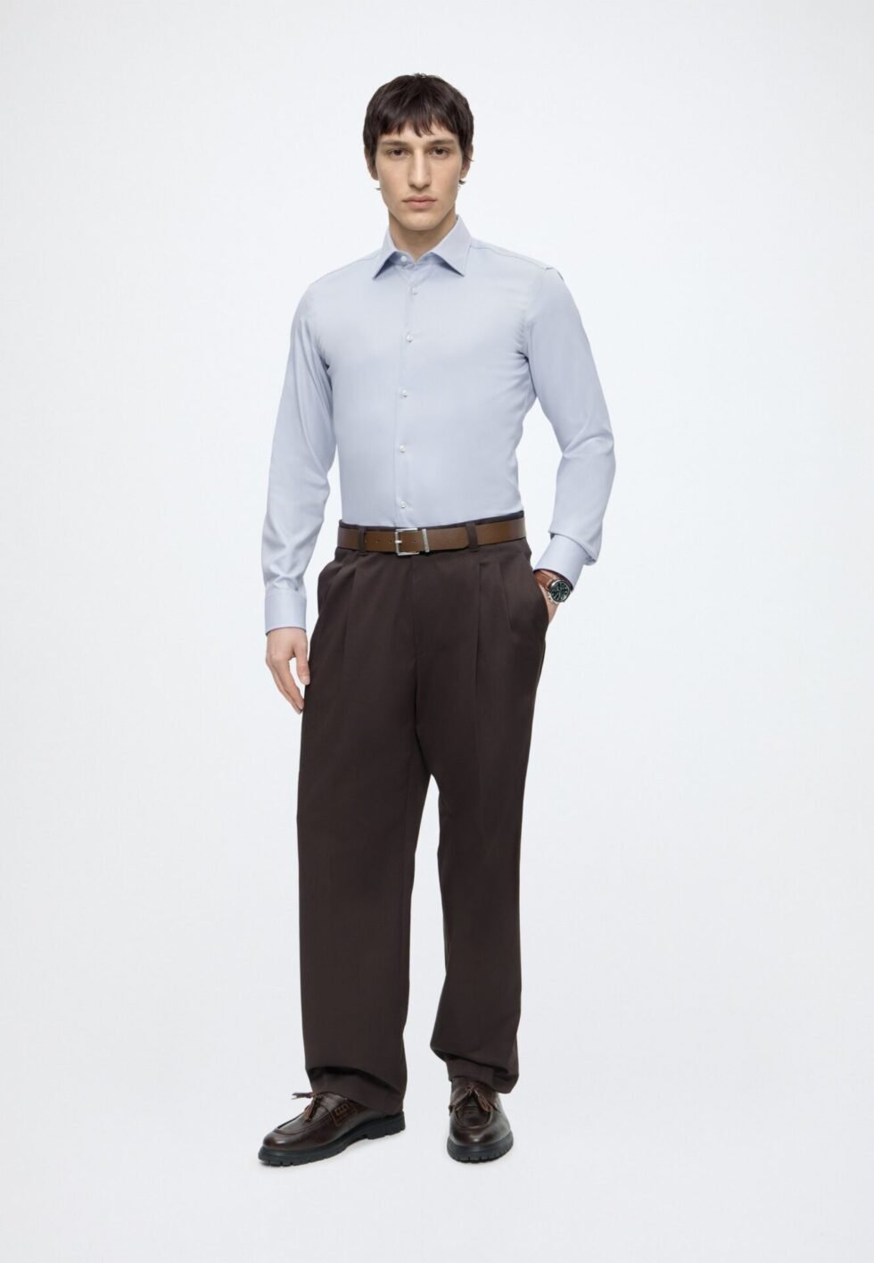 BOSS Shirt - light/pastel blue