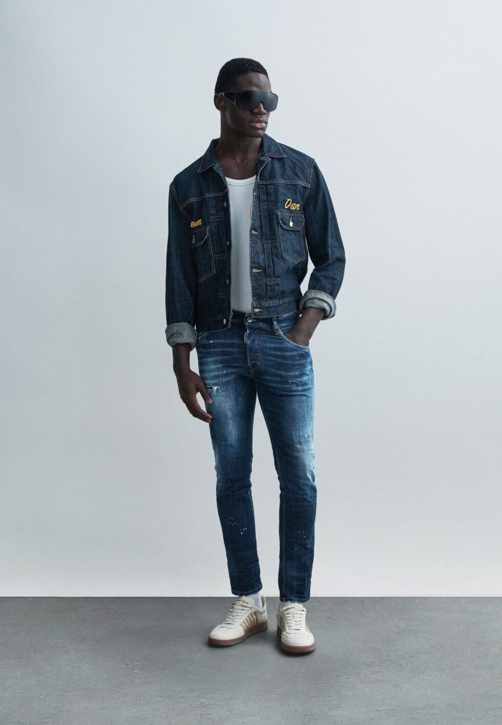 Dsquared2 SKATER - Slim fit jeans - navy blue