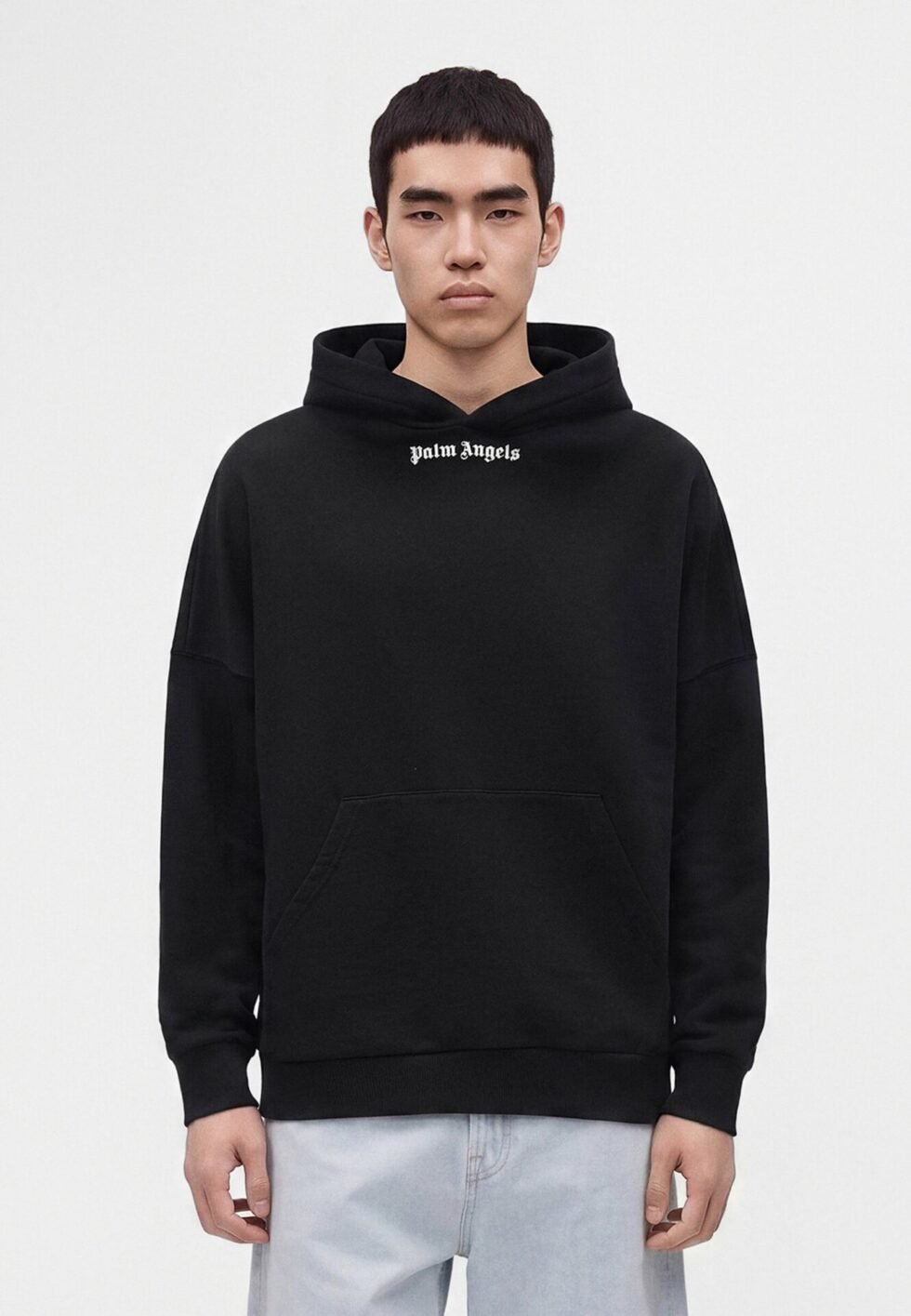 Palm Angels CLASSIC LOGO HOODIE - Hoodie - black/off-white