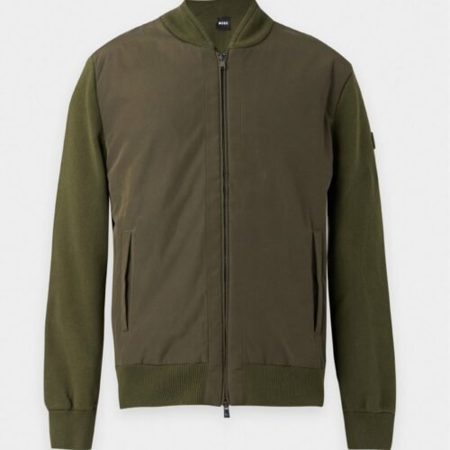 BOSS Bomber Jacket - open green