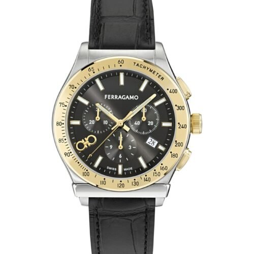 FERRAGAMO 1927 - Chronograph watch - black