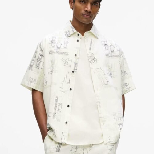 KARL LAGERFELD MAISON DE KARL - Shirt - cannoli cream