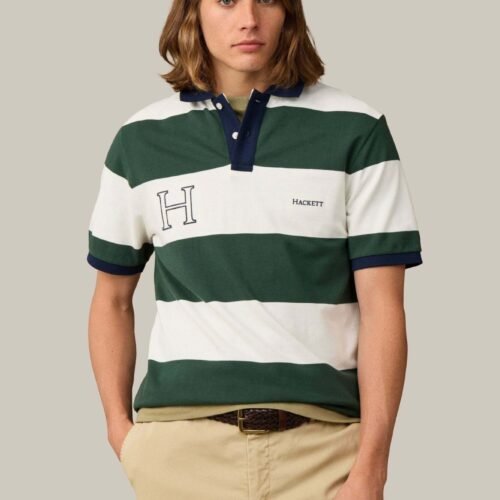 HACKETT LONDON POLO SHIRT HERITAGE H STR POLO - Polo shirt - rugby green