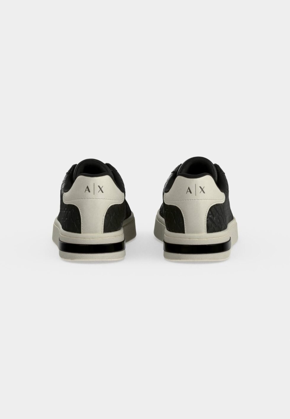 Armani Exchange LONDON ALL OVER LOGO  - Trainers - peat/off white