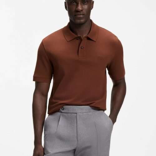 BOSS PALLAS - Polo shirt - brown two
