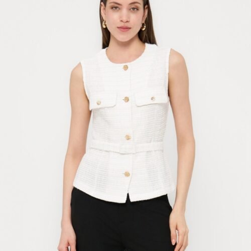 Anna Field by Zalando Waistcoat - off-white