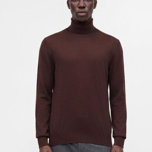 BOSS H-MUSSO - Jumper - dark brown