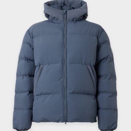 EA7 EMPORIO ARMANI MOUNTAIN HOODED JACKET - Winter jacket - ombre blue