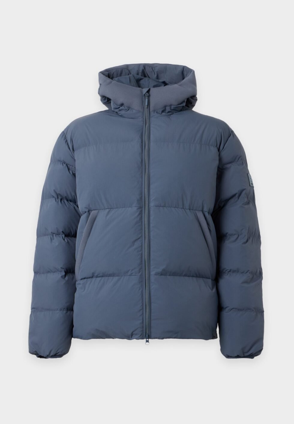 EA7 EMPORIO ARMANI MOUNTAIN HOODED JACKET - Winter jacket - ombre blue
