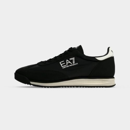 EA7 Emporio Armani ECLIPSE SNEAKER - Trainers - black/white/white