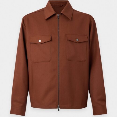 BOSS Summer jacket - medium brown