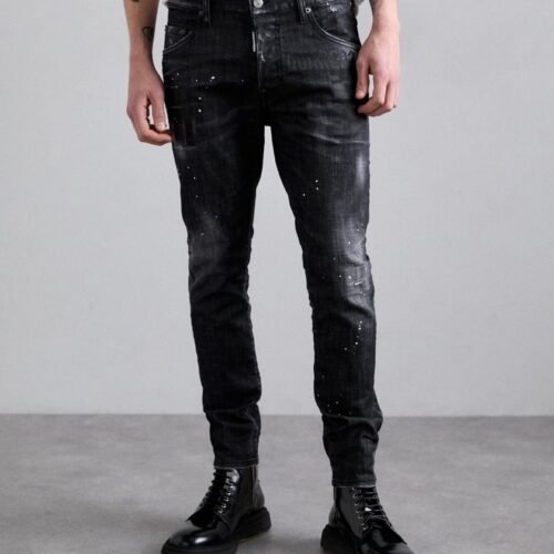 Dsquared2 5 POCKETS - Slim fit jeans - black