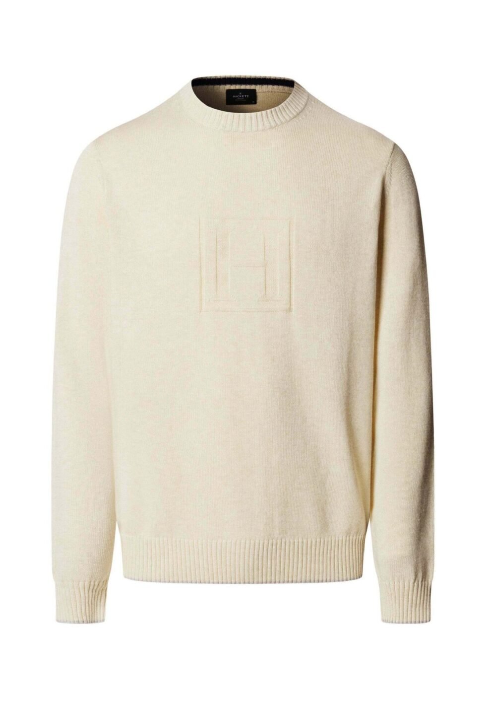HACKETT LONDON JUMPER HERITAGE H CREW - Jumper - off white