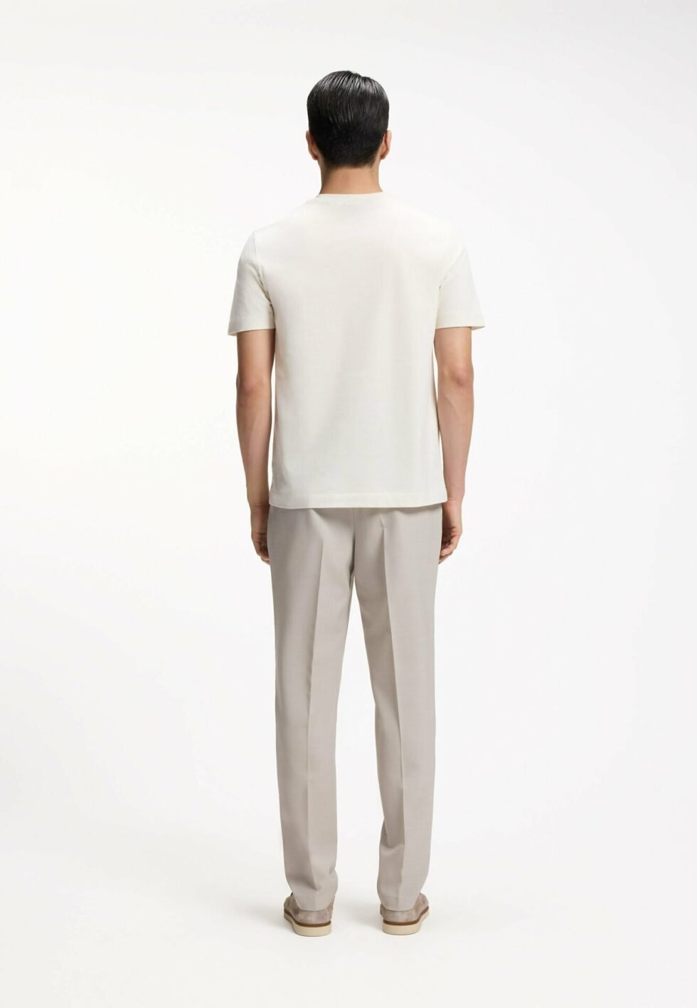 BOSS THOMPSON - Basic T-shirt - natural eighteen