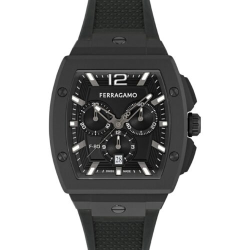 FERRAGAMO F-80 TONNEAU - Watch - black