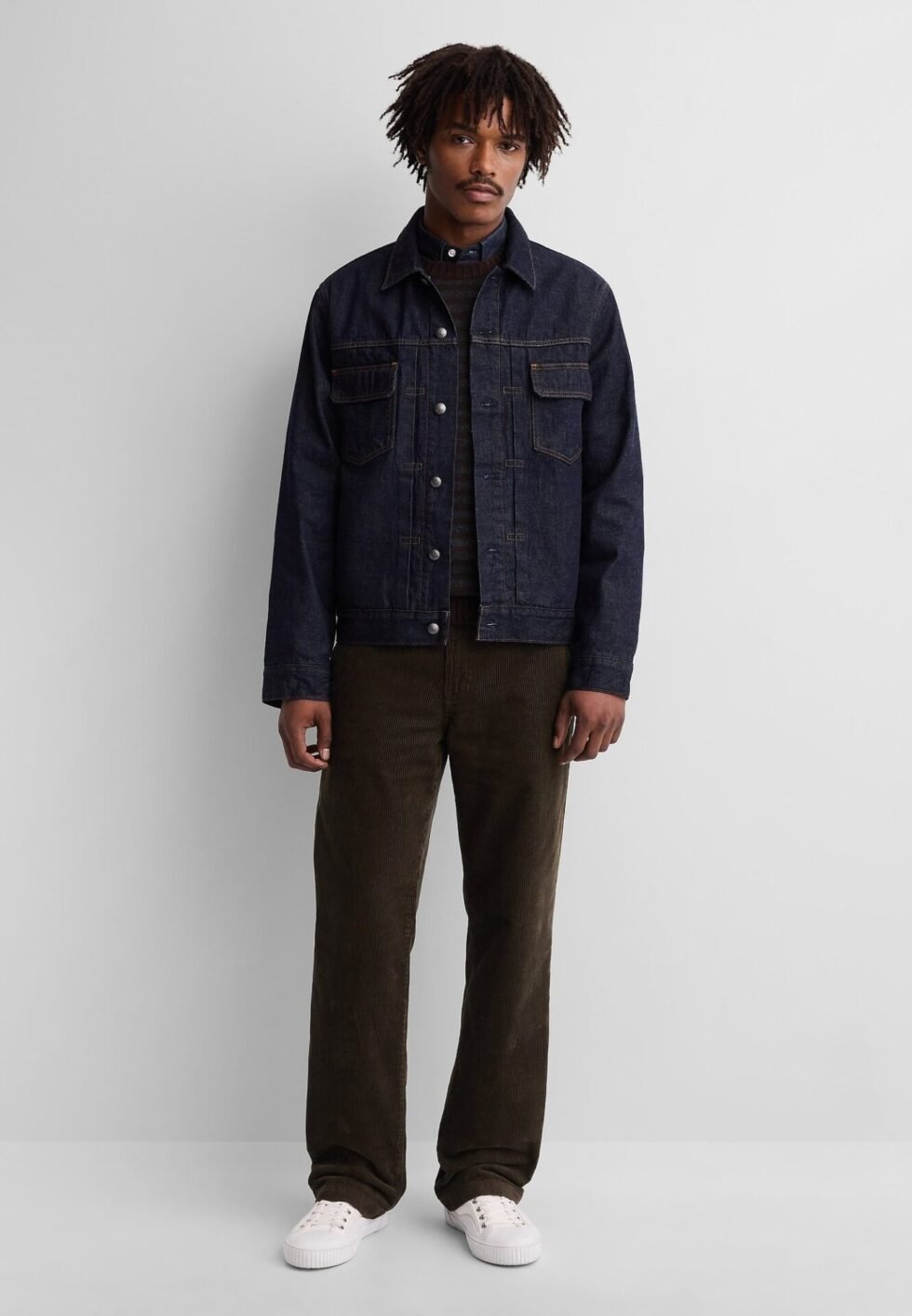GAP X A.P.C. CASHMERE SWEATER - Jumper - woodsy brown
